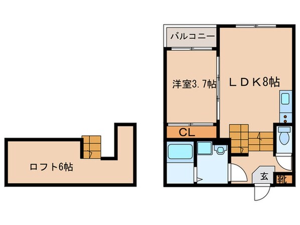 Maison Lafreの物件間取画像